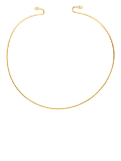 Shop Annoushka 18kt Yellow Gold Garden Party Choker In 18ct Yellow Gold