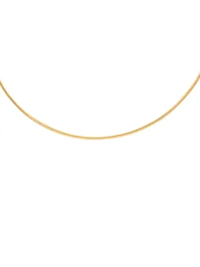 Shop Annoushka 18kt Yellow Gold Garden Party Choker In 18ct Yellow Gold