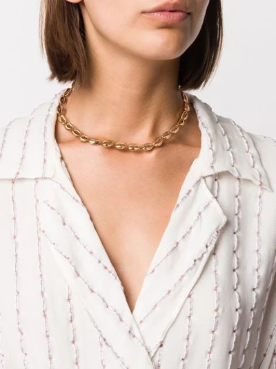 Shop Tohum Puka Shell Necklace In Gold