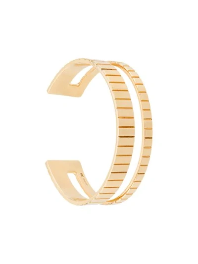 Shop I.v.i. Slot Cuff Bracelet In Gold