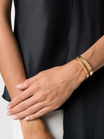 Shop Ivi Slot Cuff Bracelet In Gold