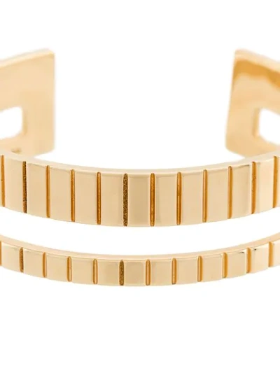 Shop Ivi Slot Cuff Bracelet In Gold