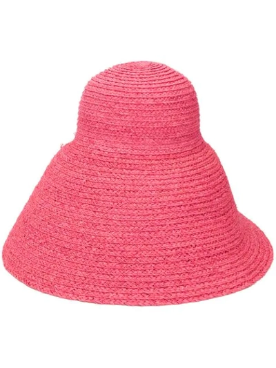 Shop Jacquemus Abstract Bucket Hat In Pink