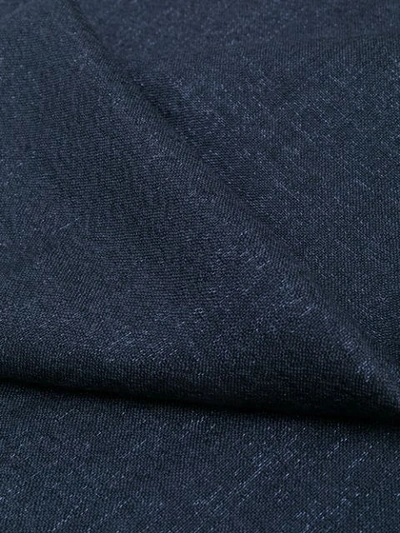 Brunello Cucinelli Frayed-edge Scarf In Blue