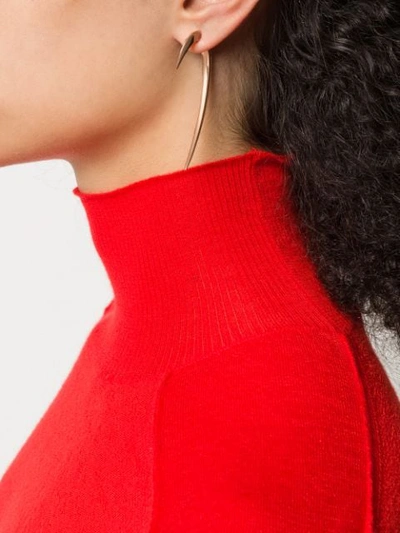 Shaun Leane Large Hook Earring In Pink