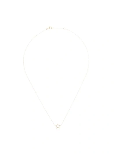 Shop Rosa De La Cruz Star 18k Yellow Gold Diamond Necklace