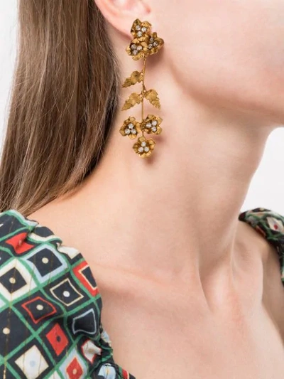 Shop Jennifer Behr Ava Dangle Earrings In Gold