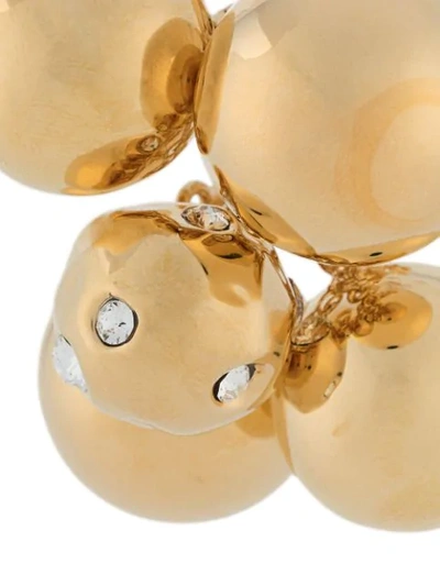 Shop Colville Multi-ball Clip-on Earrings In Gold