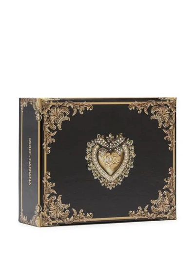 Shop Dolce & Gabbana Sacred Heart Belt In Brown