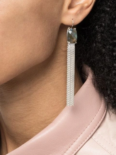Shop Wouters & Hendrix Forget The Lady With The Bracelet Drop Earrings In Silver