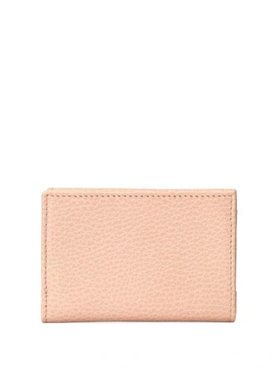 Shop Gucci Medium Gg Marmont Wallet In Pink