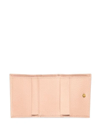 Shop Gucci Medium Gg Marmont Wallet In Pink