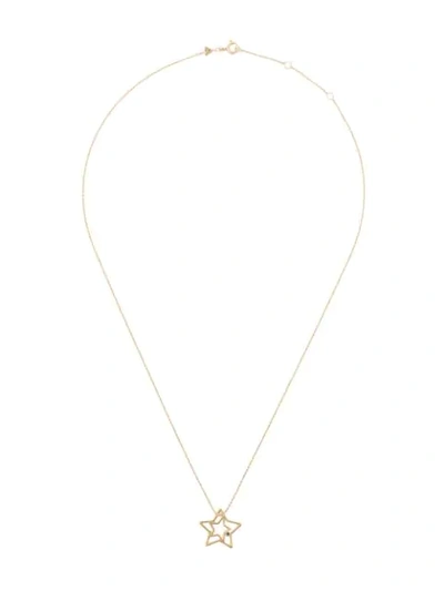 Shop Aliita Estrella Zaffiro Necklace In Gold