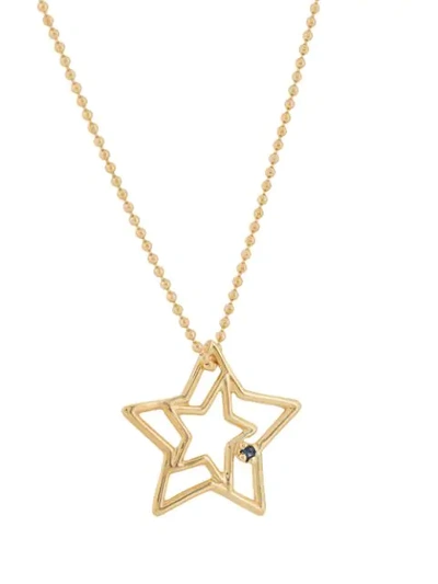 Shop Aliita Estrella Zaffiro Necklace In Gold
