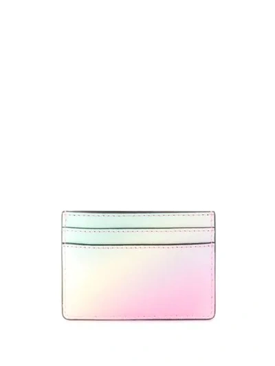 Shop Marc Jacobs The Snapshot Airbrush Card Case In Pink