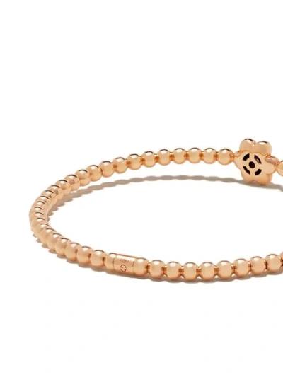 Shop Monan 18kt Rose Gold Diamond Floral Detail Bracelet