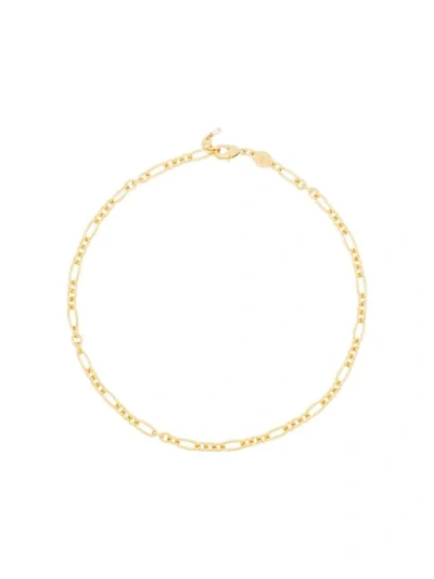 Shop Anni Lu Lynx Chain Anklet In Gold