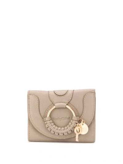 Shop See By Chloé Hana O-ring Detail Wallet In Neutrals