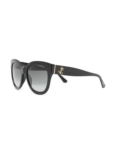 Jimmy Choo Jill Tinted Sunglasses In Black