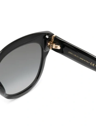Jimmy Choo Jill Tinted Sunglasses In Black