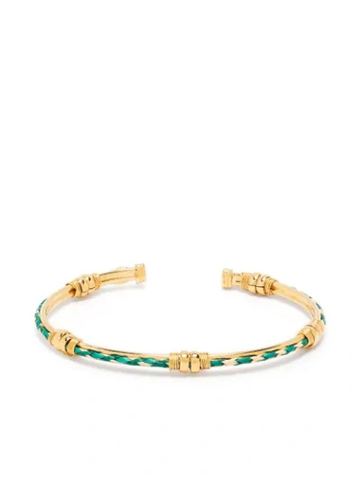 Gas Bijoux Bellagio Ring-detail Bracelet In Green | ModeSens