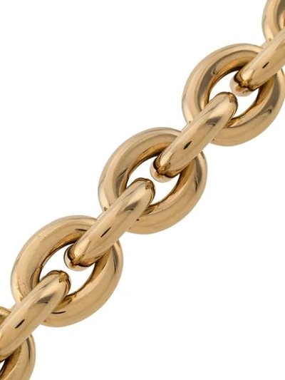 Shop Bottega Veneta Rolo Chain Necklace In Gold