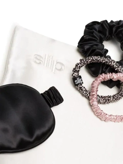 Shop Slip Silk Ultimate Beauty Sleep Collection In Black