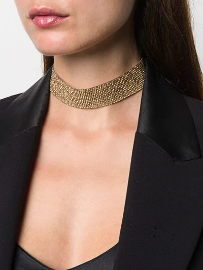 CHARLOTTE RHINESTONE-EMBELLISHED CHOKER