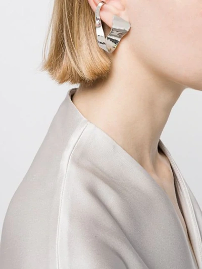 Shop Vibe Harsløf Lily Single Earring In Silver