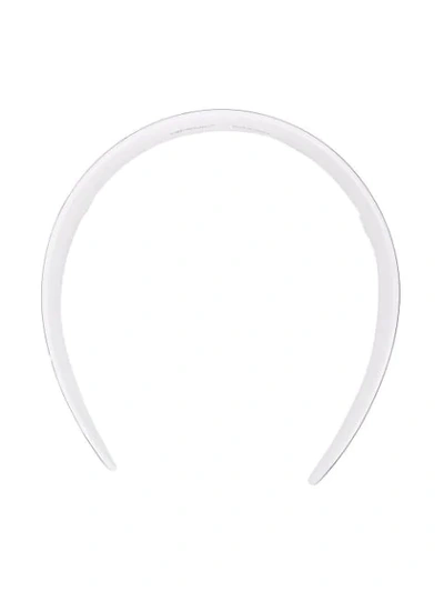 Shop Off-white Logo Hair Band In Black