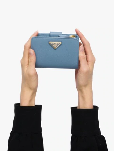 十字纹真皮小号钱包