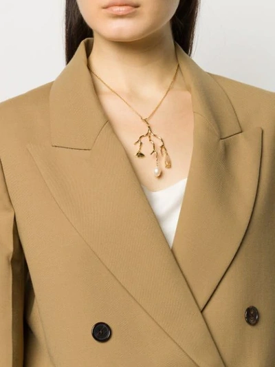 Shop Wouters & Hendrix Reves De Reves Branch Necklace In Gold