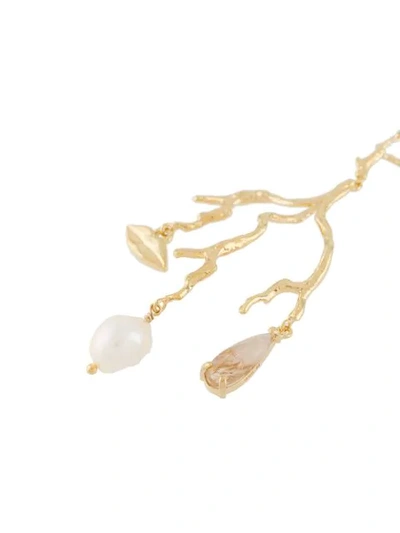Shop Wouters & Hendrix Reves De Reves Branch Necklace In Gold