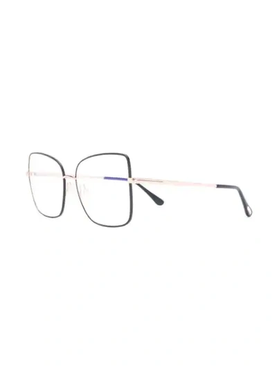 Tom Ford Ft5613b Square-frame Glasses In Gold