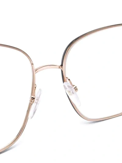 Tom Ford Ft5613b Square-frame Glasses In Gold