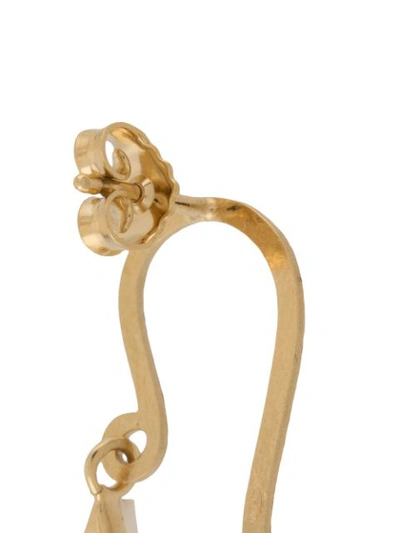 Wouters & Hendrix I Play Mother Of Pearl Earrings In Gold
