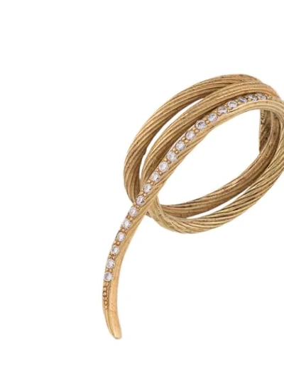 Shop Orit Elhanati 18kt Diamond Fish Tale Ring In Gold