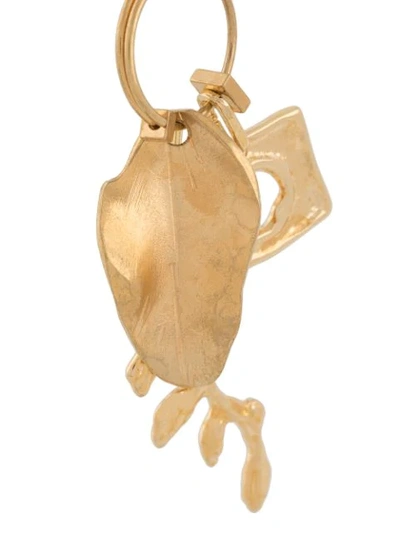 Shop Marni Nature Pendant Necklace In Gold