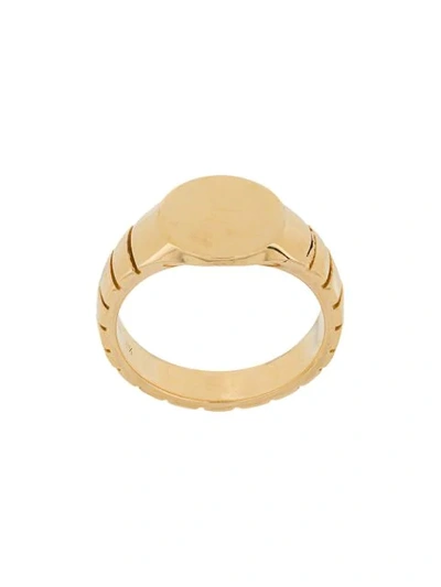 Shop Ivi Signore Signet Ring In Gold