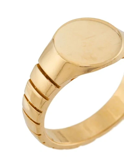 Shop Ivi Signore Signet Ring In Gold