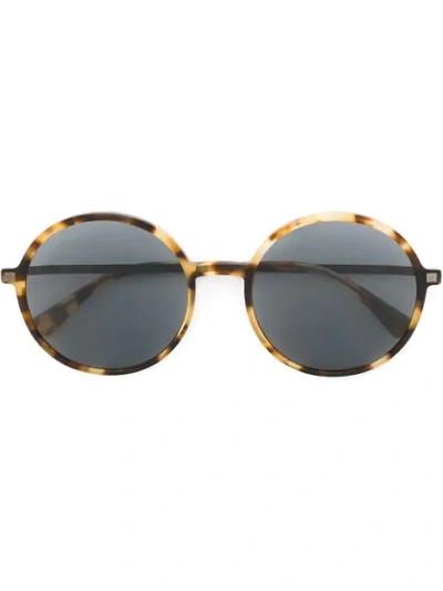 Shop Mykita 'anana' Sunglasses In Brown