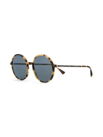 Shop Mykita 'anana' Sunglasses In Brown