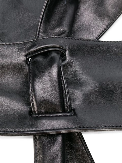 Shop Isabel Marant Kressy Waist Belt In Black