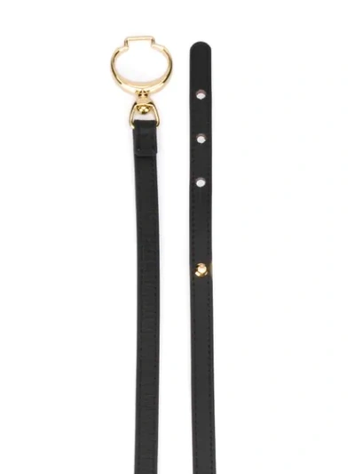 Shop Chloé C-buckle Adjustable Belt In Black