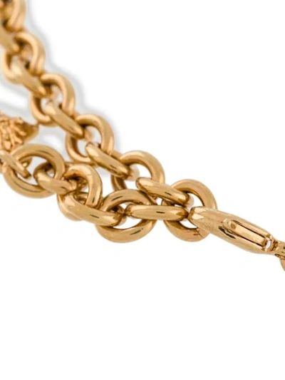 Shop Versace Greca Key Choker Necklace In Gold