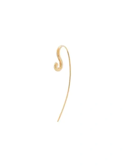 Shop Charlotte Chesnais Single Hook Earring In Gold