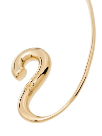 Shop Charlotte Chesnais Single Hook Earring In Gold