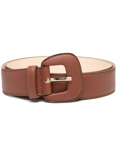 Shop Agl Attilio Giusti Leombruni Chewy Leather Belt In Red