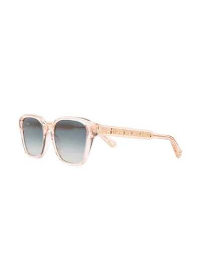 Shop Chloé Oversized-frame Sunglasses In Pink