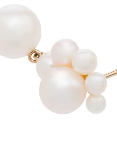 Shop Sophie Bille Brahe Federico Large Pearl Single Earring In White